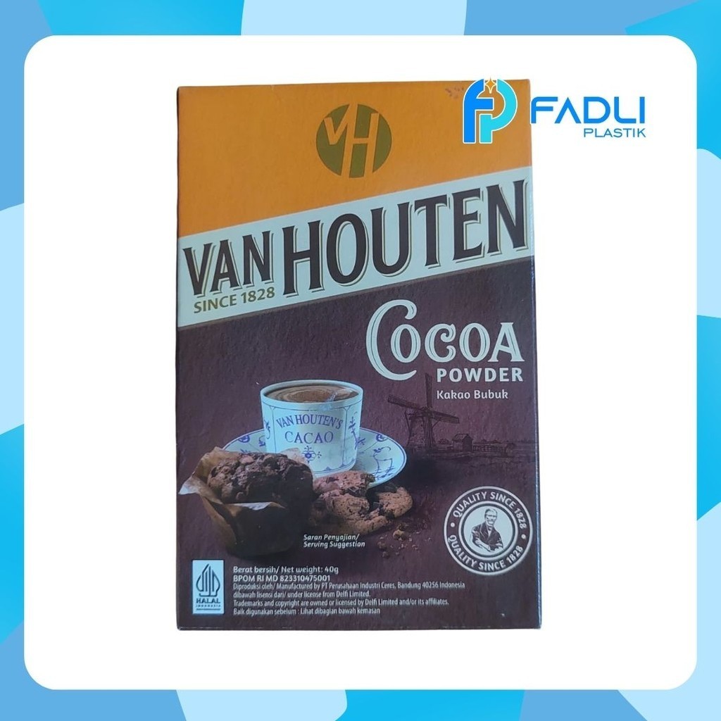 

Coklat Bubuk / Cocoa Powder Van Houten 165 gram, 80 gram, 40 gram