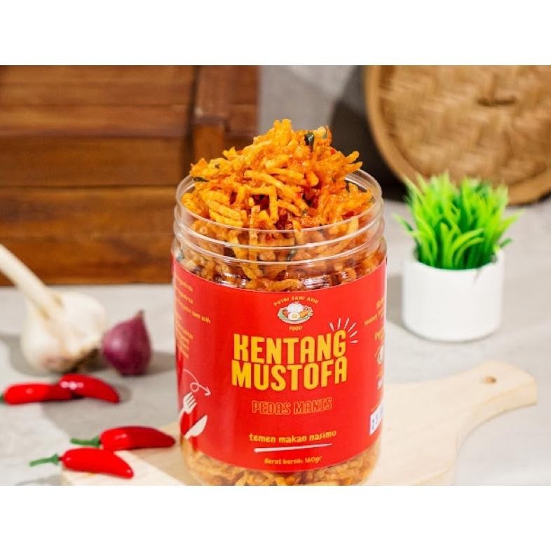 

dg-78 PAKET ANAK KOSAN Kremes Ayam Pedas 180gr / Kentang Mustofa Pedas Manis 180gr Putri Sami Asih Food Berkualitas
