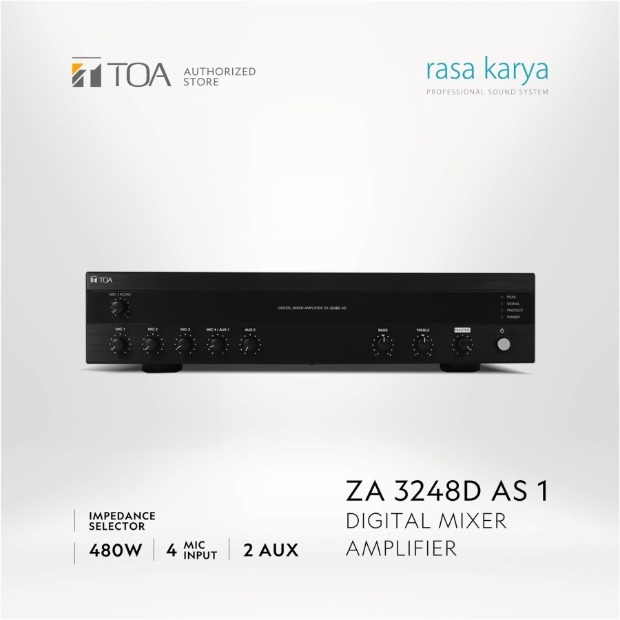 Amplifier TOA ZA-3248D-AS 1 480 watt