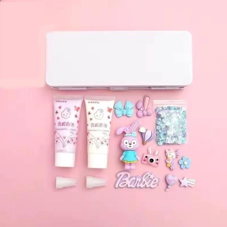 

Fb-43 Diy Tempat Pensil Lucu Deco Cream Clay Kotak Pensil Sanrio Soft Clay Cream Kotak Stationery Clay Pencil Box Menghias Prakarya Anak Kartun Gift Gratis Ongkir