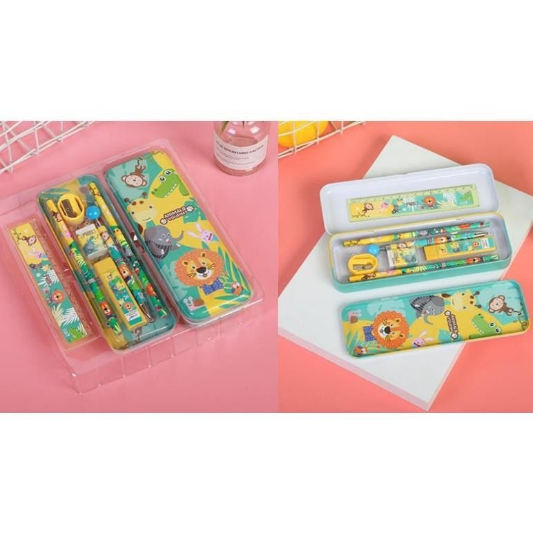 

Ter-46 Matougui Kotak Pensil Anak Set 7In1 Stationery Untuk Hadiah Anak Sekolah / Kotak Pensil Karakter Murah Stationery Set 8In1 / Alat Tulis Set Gratis Ongkir