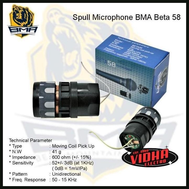 [BMA - SPUL MIC] SPUL MIC SHURE BETA 58A MERK BMA ASLI vidha_77
