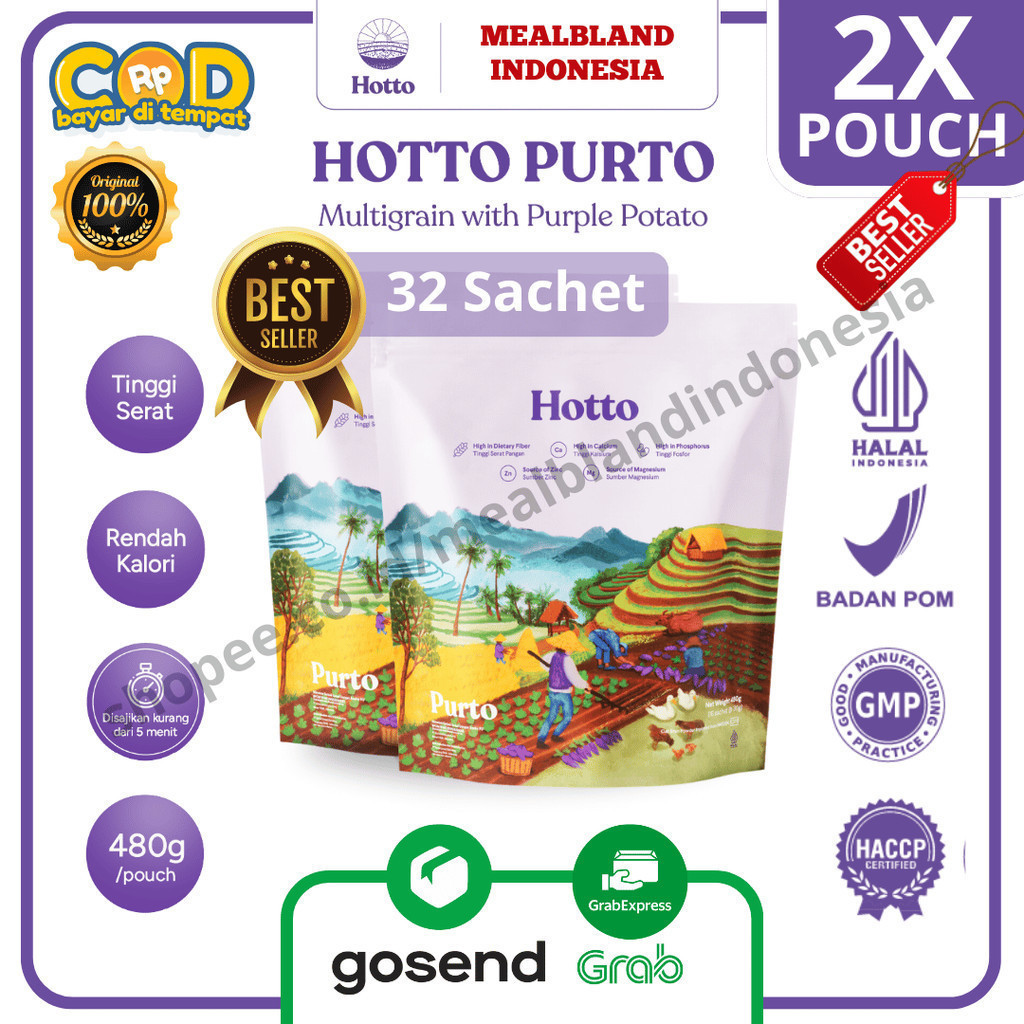 

[Paket Bundling] Hotto Purto 2 Pouch Original 100% Official Shop BPOM Halal