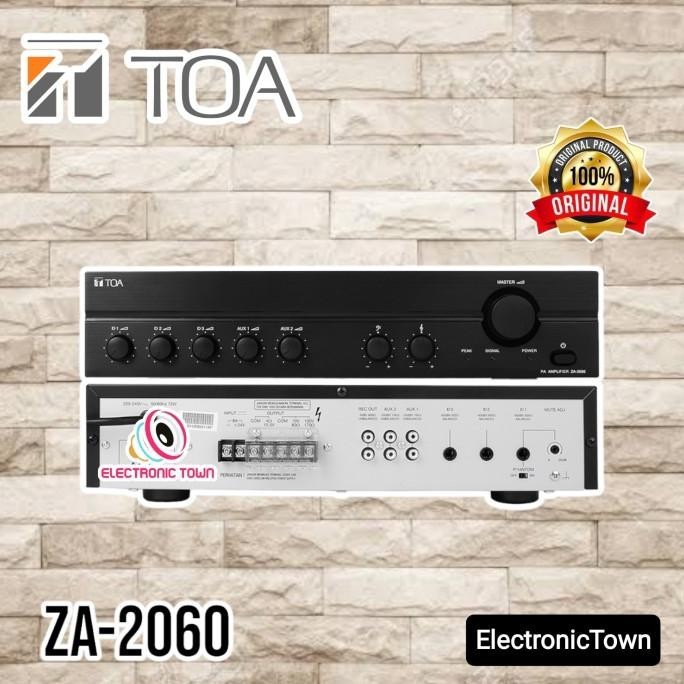 Mixer Ampliefier Toa Za-2060 / Za 2060 / Za2060 - 60 Watt