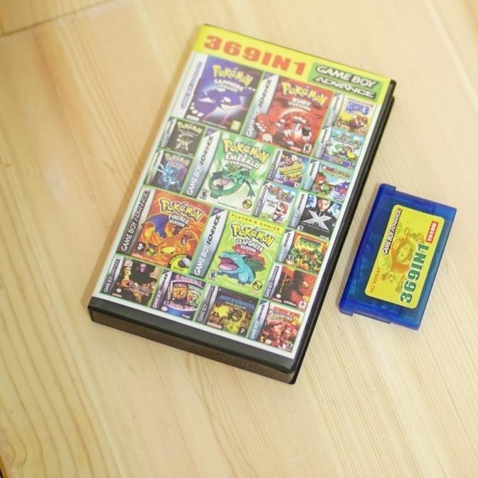 Cartridge kaset gameboy advance gba 369in1 Ready Stock