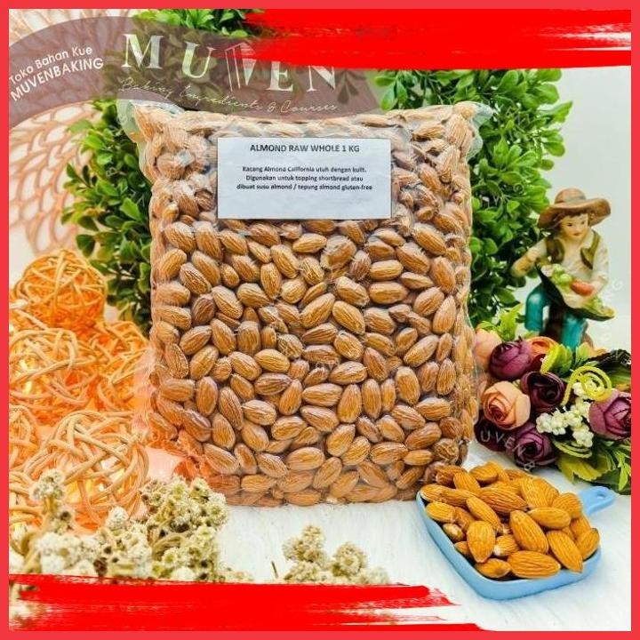 

(muv) almond raw 1 kg