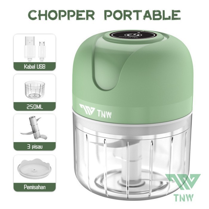 Terbaru Tnw Mini Blender Capsule Cutter Blender Kapsul Serbaguna Food Chopper Promo Terlaris