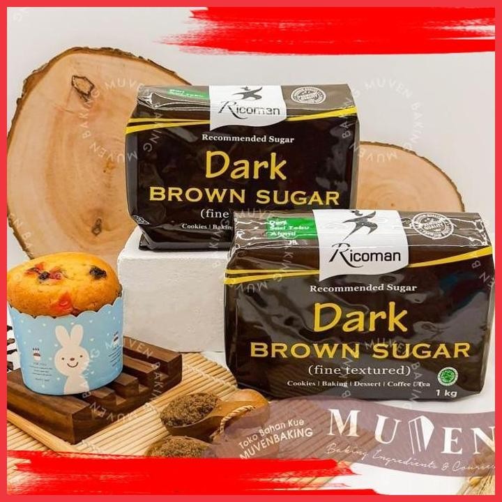 

(muv) ricoman dark brown sugar 1 kg
