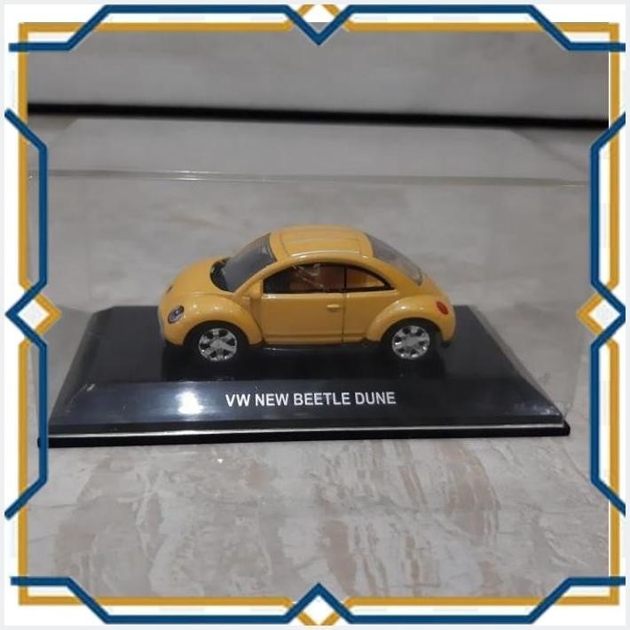 [DIE] AUTOART 1:64 VW BEETLE NEW DUNE YELLOW NO HOTWHEELS MATCHBOX RARE UNIK MURAH