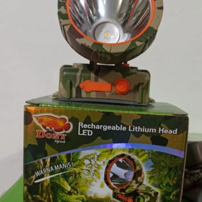 SENTER KEPALA DONY KL-178/MS-303 CAHAYA KUNING HEADLAMP 10 WATT