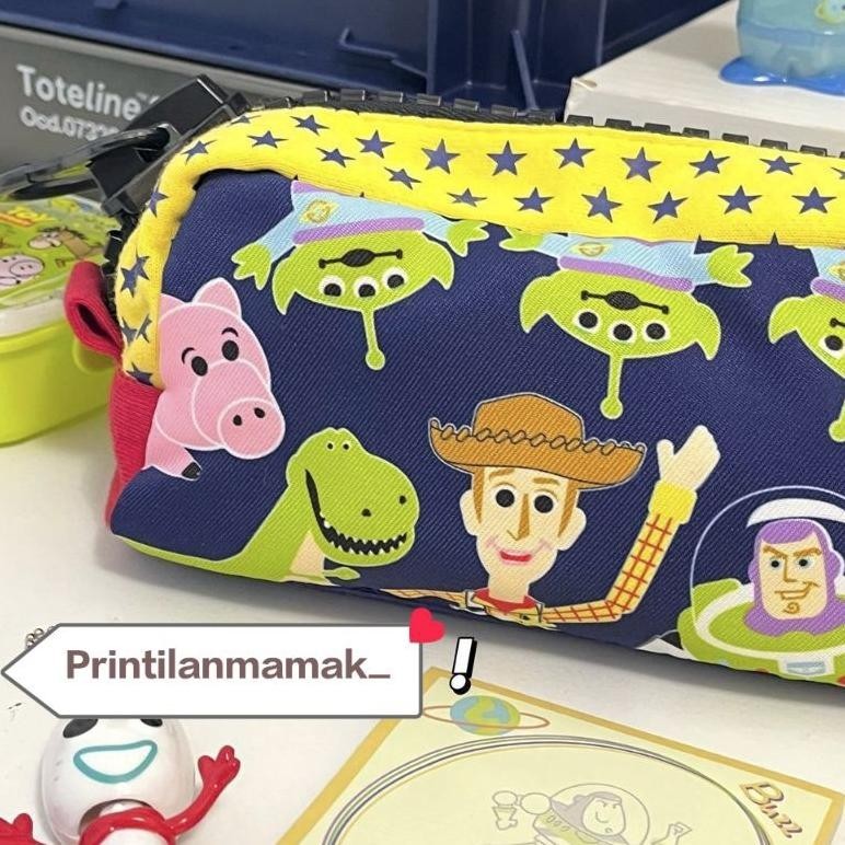 

VIRAL kotak pensil pensil case tempat pensil karakter lucu sanrio toy story lotso aline resleting besar kapasitas besar fgk-24