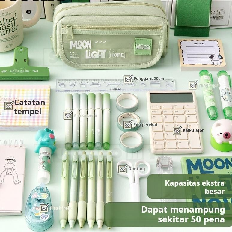 

Original Kotak Pensil Aesthetic Tas Penatempat Pensil Aesthetic Tas Pensil Pencil Case Tempat Alat Tulis Kapasitas Besar Gh-56