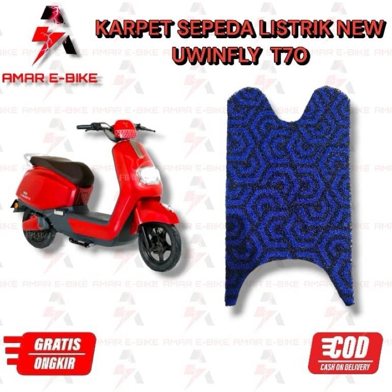 Karpet Alas Kaki Sepeda Motor Listrik Uwinfly NEW T70 Premium