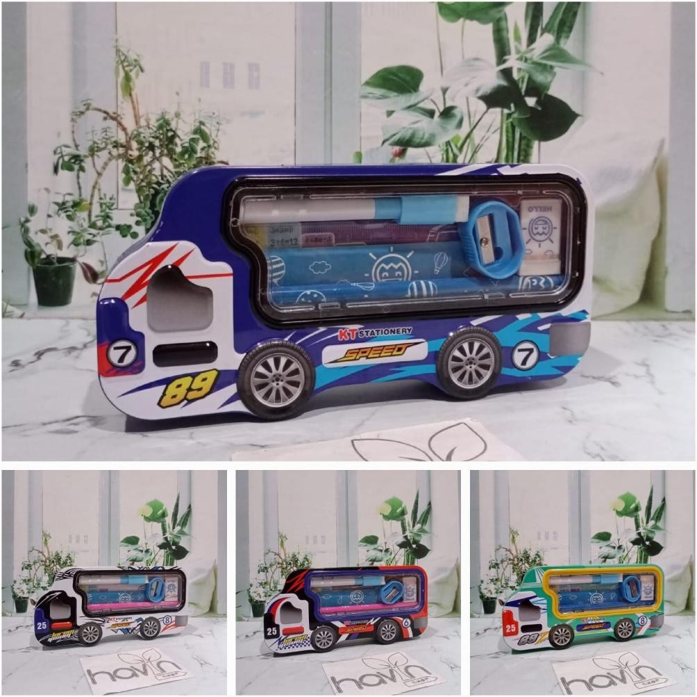 

Spesial Kotak Pensil Bahan Kaleng Model Truk Besar Pencil Case Tempat Pensil Hig Quality