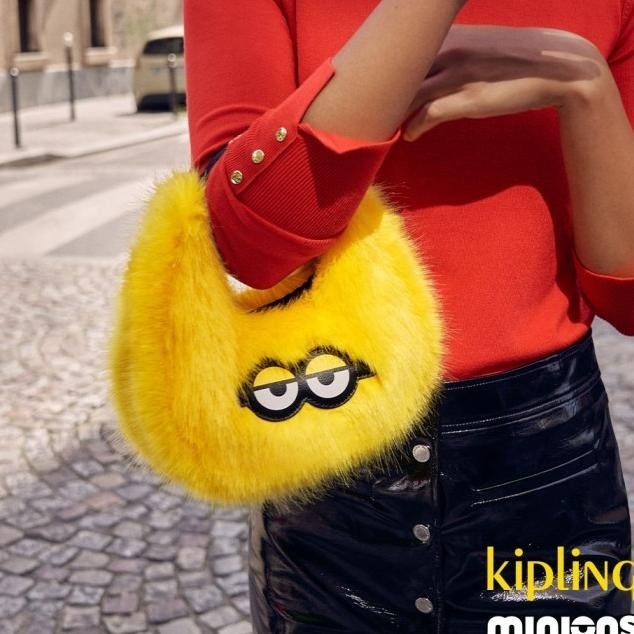 Kipling - Kevin X Minions - Shoulder Bag Wanita - Yellow