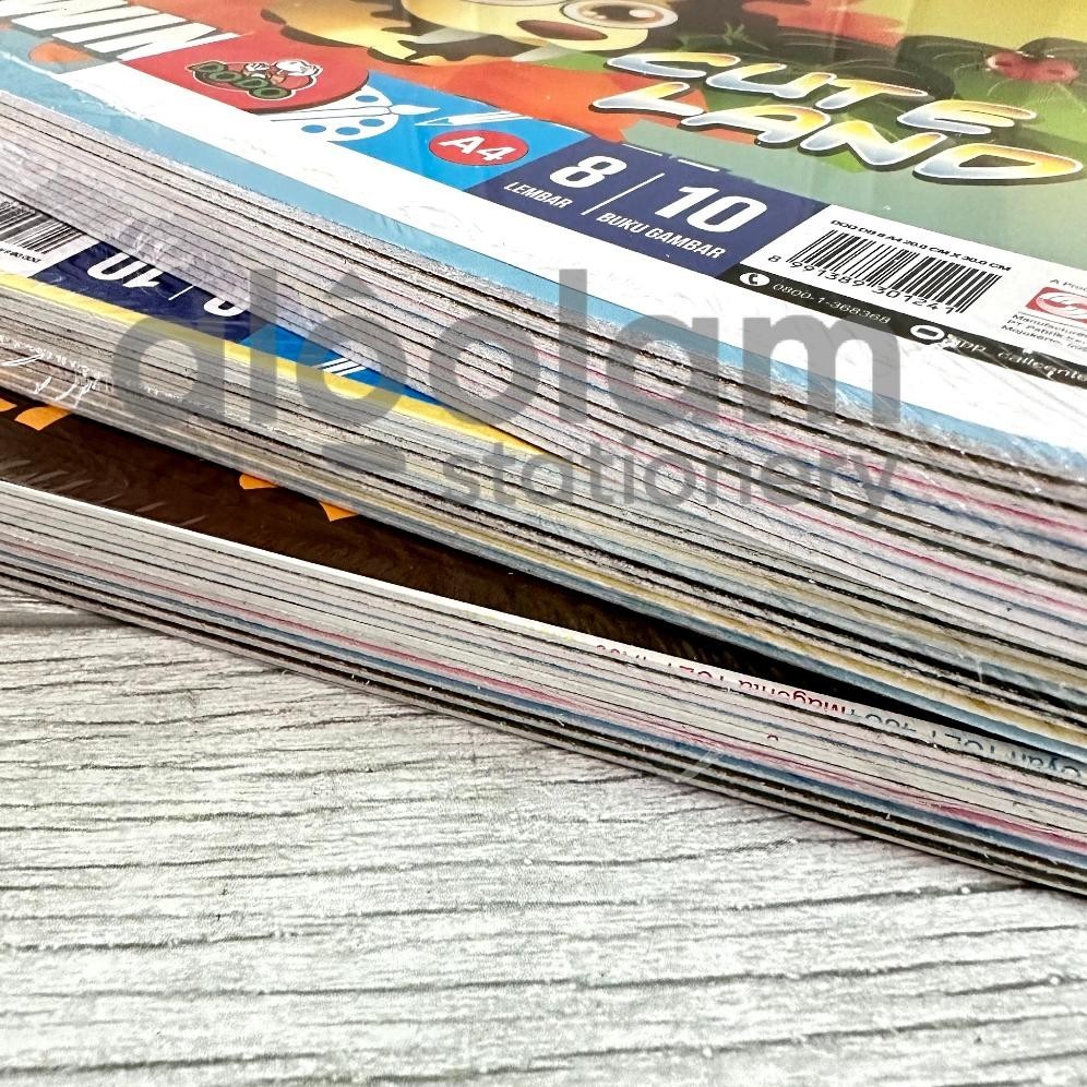 

Diskon Satu Pack ( 10 Pcs X 8 Lembar ) Buku Gambar A4 Dodo Hig Quality