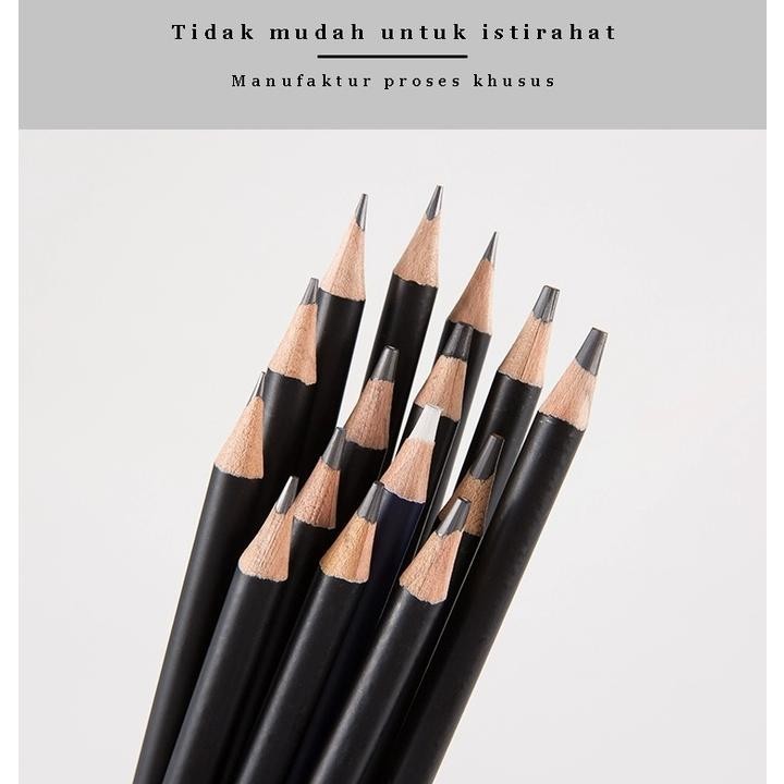 

Diskon Nyoni Drawing Pencil Gambar Set 29Pcs Drawing Sketch Pencil Set Tin Box Pensil Gambar Murah