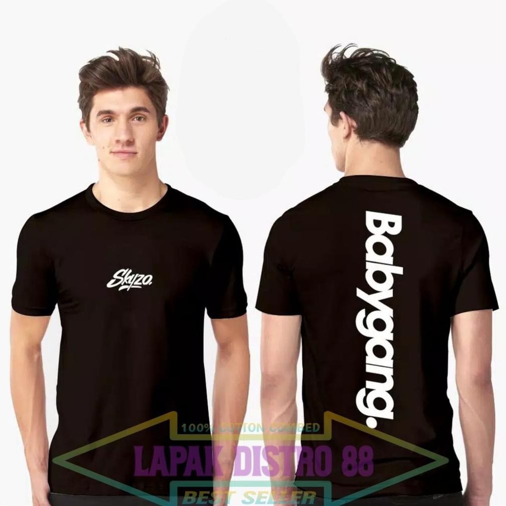 Promo Kaos Babygang Skyzo Termurah Baju Anak Dewasa Pria Wanita