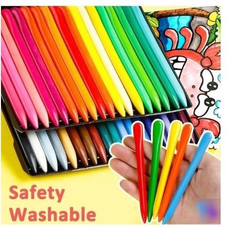 

Diskon Crayon Mewarnai / Crayon Anti Air Anti Kotor Tangan / Crayon Pensil Warna Garansi