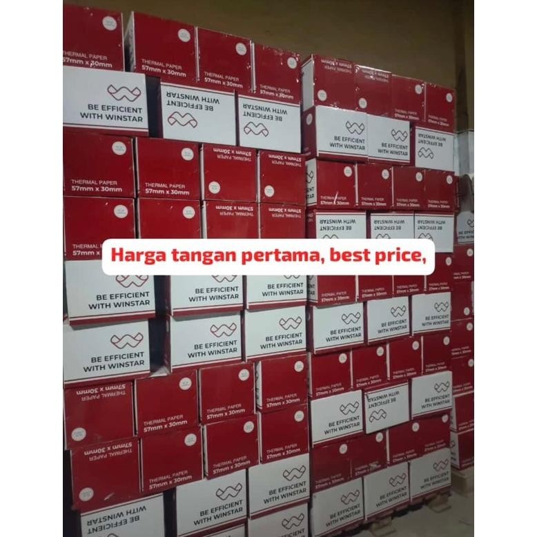 

Promo Okhi - Label Barcode 100 X 150 / Kertas Sticker Thermal Resi 100X150Mm Winstar Isi 500 Premium Spec Hig Quality