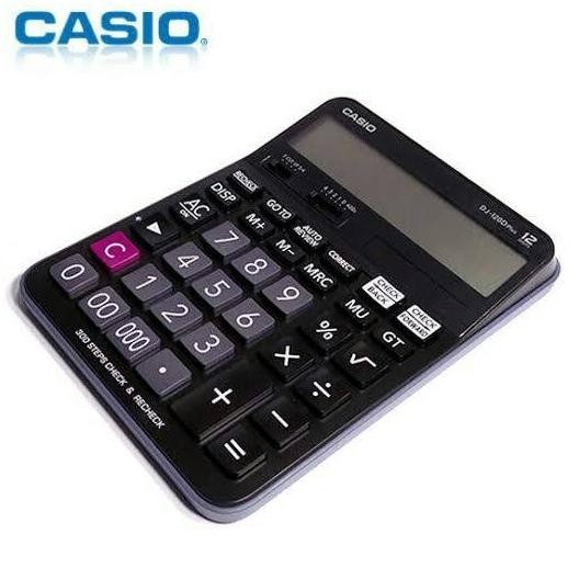 

CASIO DJ-120D PLUS - KALKULATOR CEK ULANG - CHECK CORRECT CALCULATOR