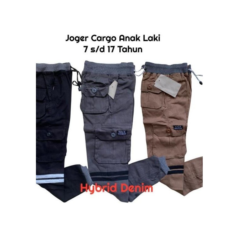 Celana Cargo Joger Jogger Panjang Anak Cowok Laki Smp Remaja Tanggung