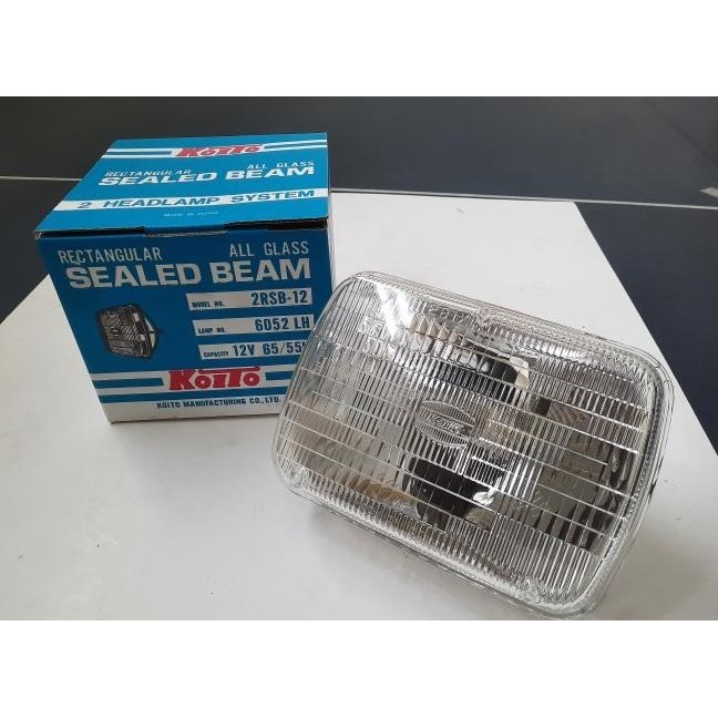 Sealed Beam Koito H4 6052Lh Kaki 3,Lampu Depan Panther,L300,Kijang,Hia