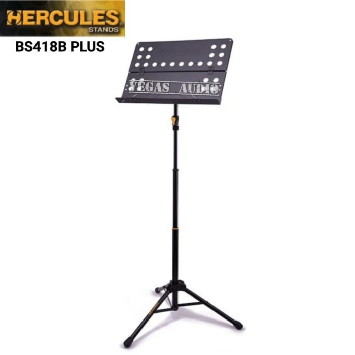 Hercules Stand Partiture Bs418B Plus / Bs418B Plus - Original Garansi