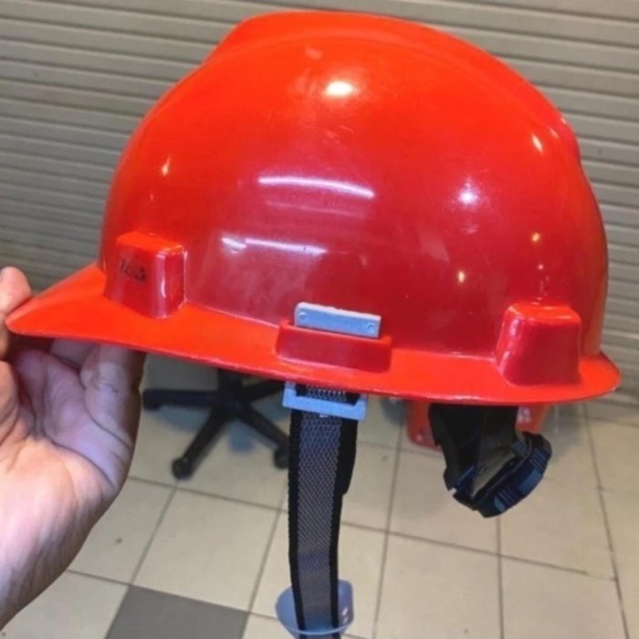 Terbaru Helm Proyek Nsa V-Gard /Helm Safety Nsa Full Set / Helm Kerja Merah K3 Promo Ready Stok