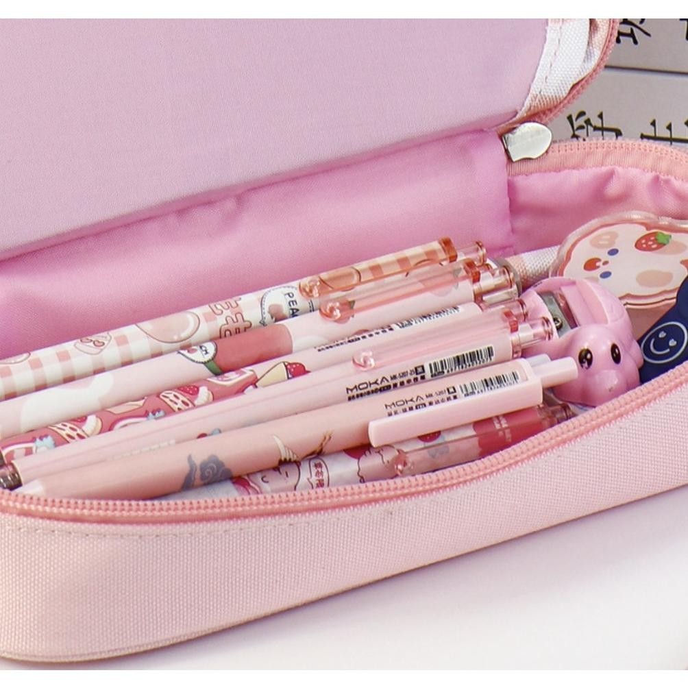 

Berkualitas Txs02A Korean Pen Pencil Case Classic Bike Large Kotak Tempat Pensil Ktm Kt78