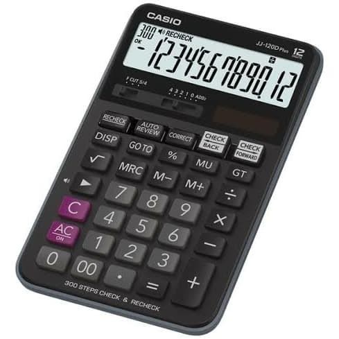 

KALKULATOR CASIO JJ-120 D CHECK & CORRECT CALCULATOR DESKTOP JJ-120D