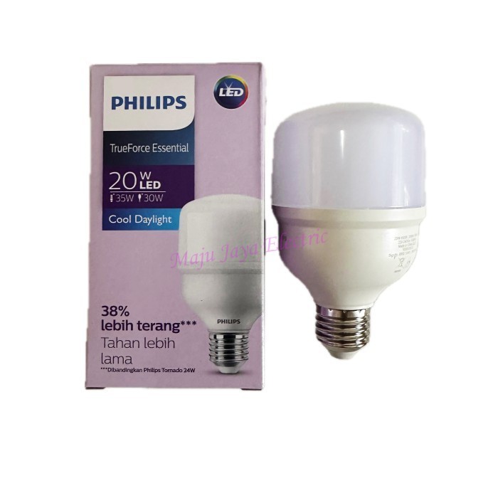 LED Philips TrueForce Essential 20 w Watt Bohlam True Force 20w 20watt