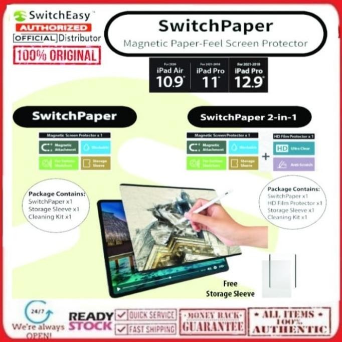 IPAD PRO 12.9 M1 2021 2018 SWITCHEASY PAPERLIKE SWITCHPAPER MAGNET 2807T
