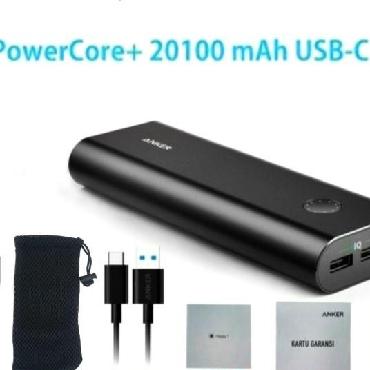 Anker Powercore+ 20100 Power Bank 20100 Mah Usb - C Bla [ A1371611 ]