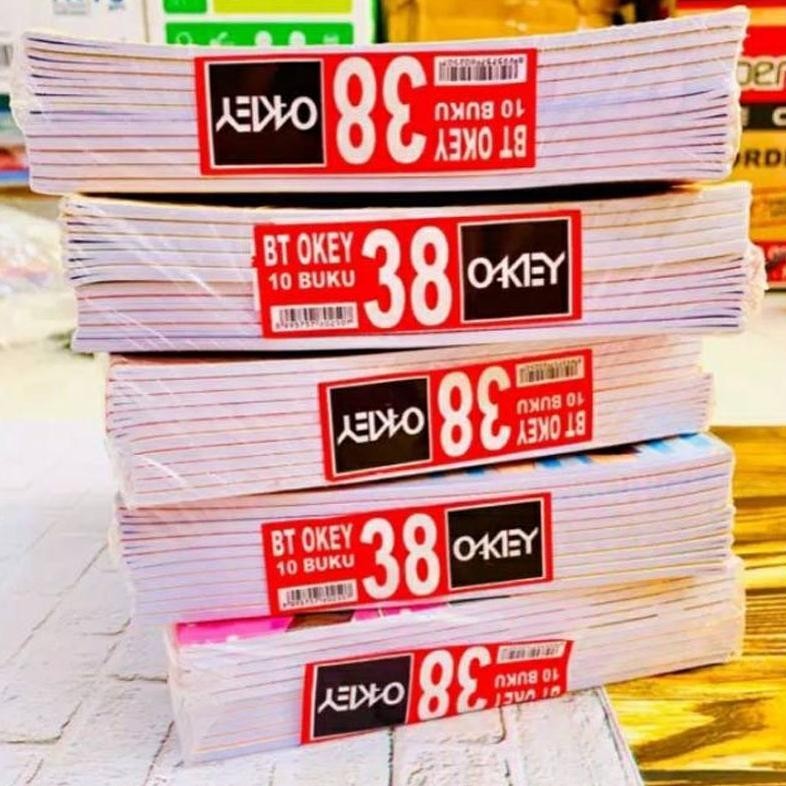 

NI06 Okey Buku Tulis 38 Lembar / Dijual Per Pak / BUKU TULIS OKEY 38 LEMBAR MURAH GROSIR / BUKU TULIS OKEY 38 LEMBAR Berkualitas