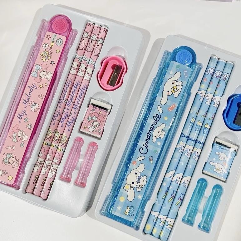 

PJ24 Set Stationery paket alat tulis anak cocok untuk souvenir atau hadiah ulang tahun anak set alat tulis paket ulang tahun birthday anak study karakter kartun 8in1 5in1 dompet 7in1 hadiah lomba sanrio my melody cinnamonroll kuromi Sale