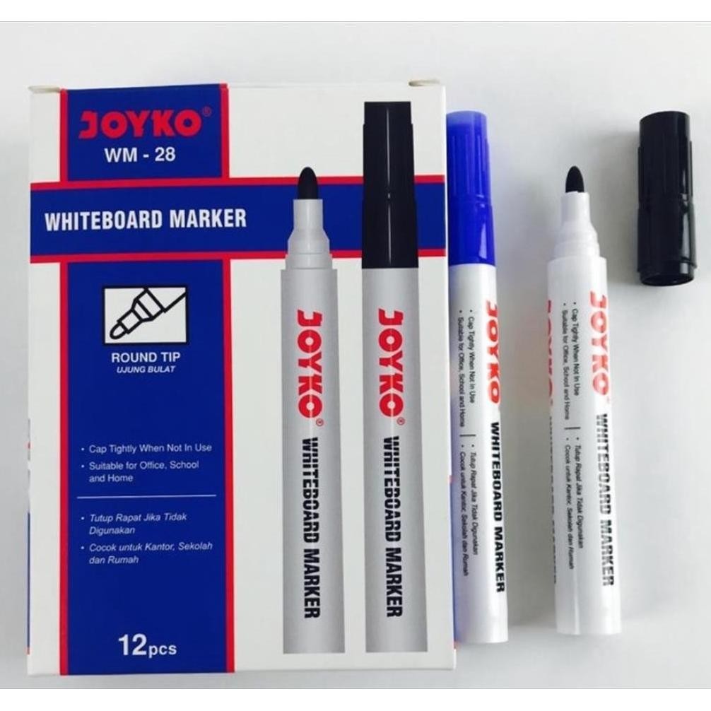 

Promo Spesial!! WhiteBoard Marker Spidol Joyko WM-28 HITAM (PCS) Terlaris