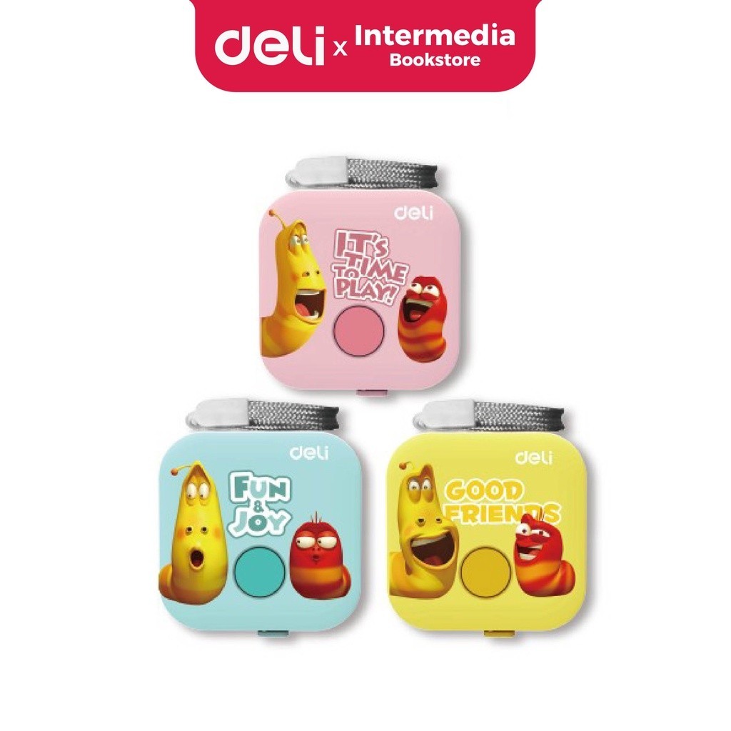 

Deli Larva Measure Tape E79651 /Meteran Mini Plastik 1.5M Fiberglass