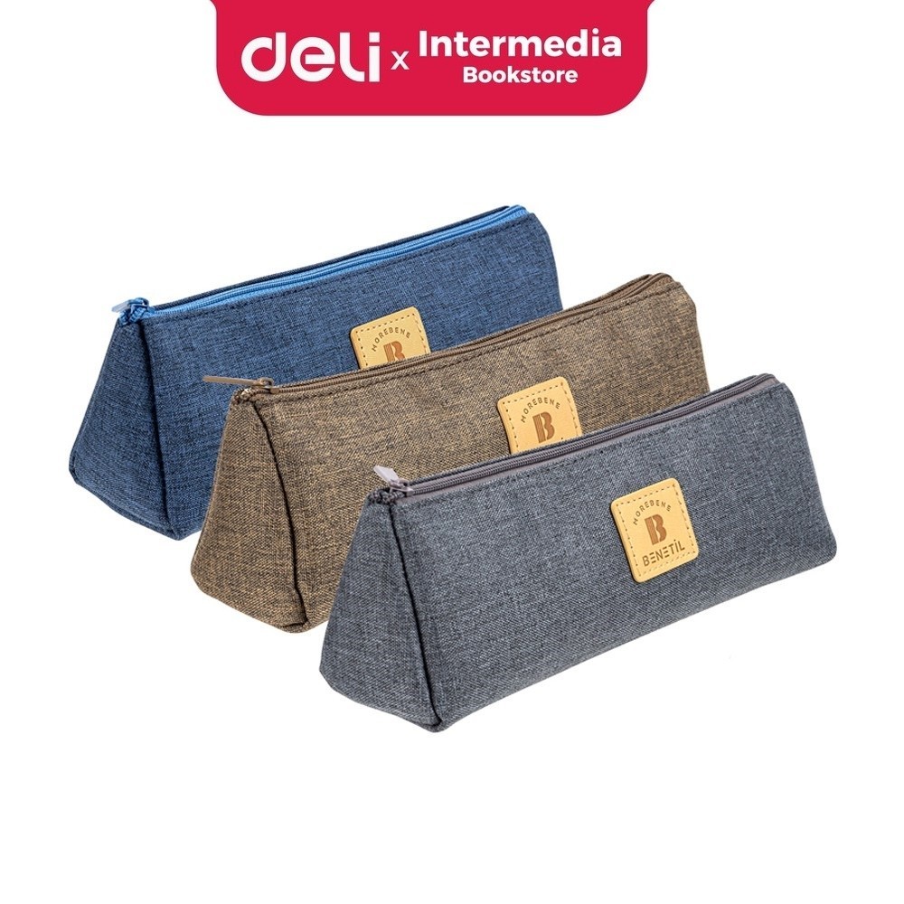 

Deli Pencil Pouch 67058 / Tempat Pensil Penyimpanan Besar