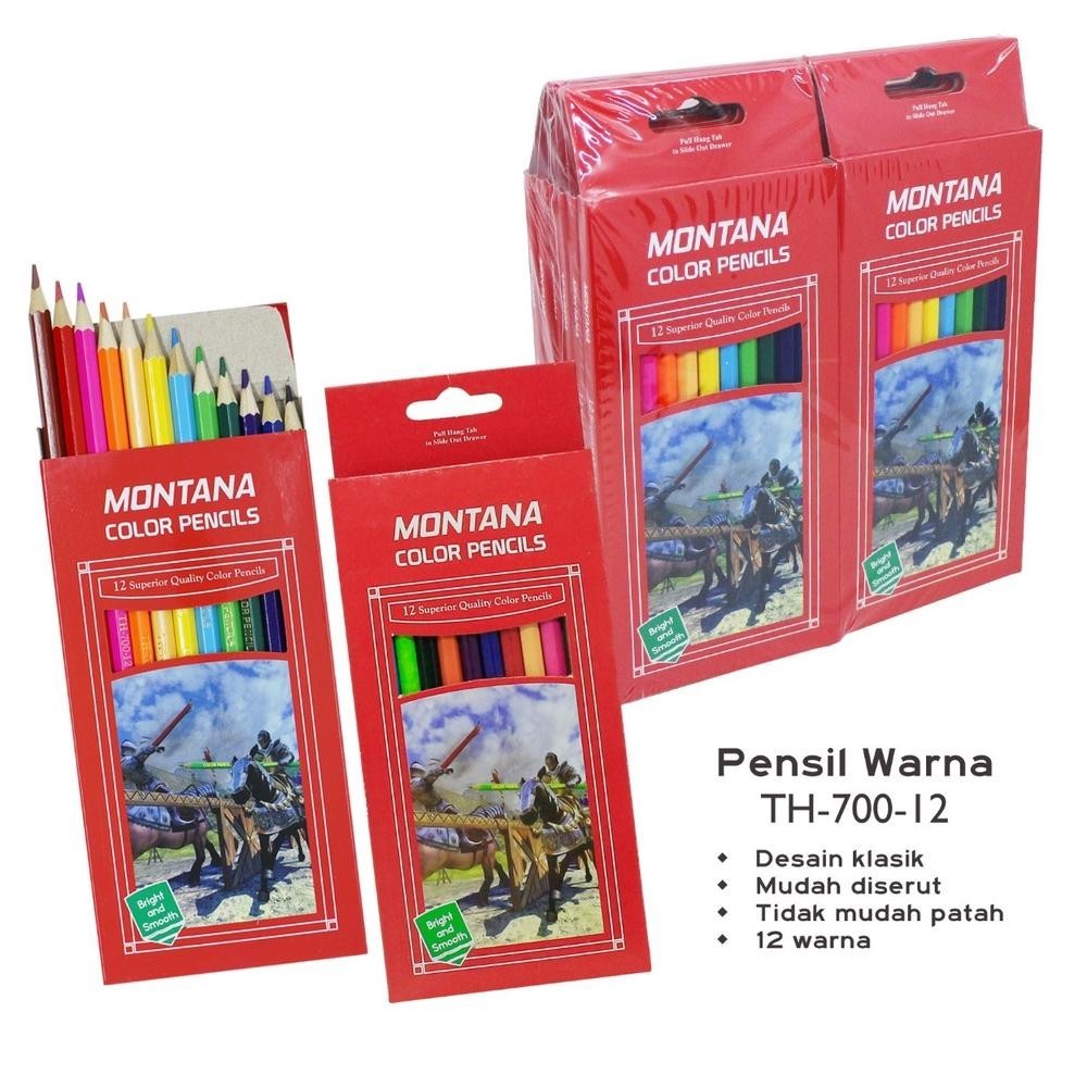 

RHH-1823 PENSIL WARNA 12 PCS PANJANG MILTON MONTANA | ALAT MENGGAMBAR WARNA-WARNI Viral