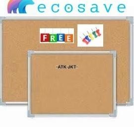 

Softboard 60x120 cm Polos Papan Pin Mading Soft Board Cork EcoSave