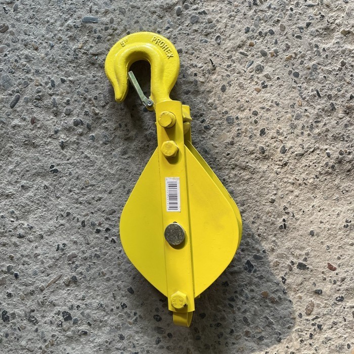 Katrol derek bangunan 2.5 Ton Kuning Hasston Katrol Single 5 inch