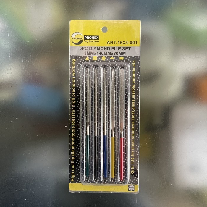 Kikir Set 5 Pcs Hasston Diamond Files Hasston