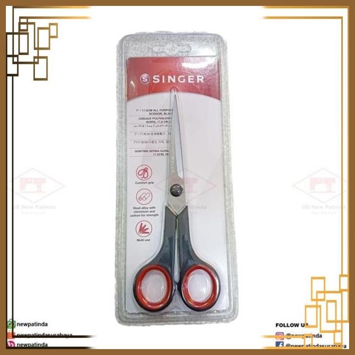 

[NPT] gunting Singer 7" untuk bahan kain Tailor Scissors Fabric