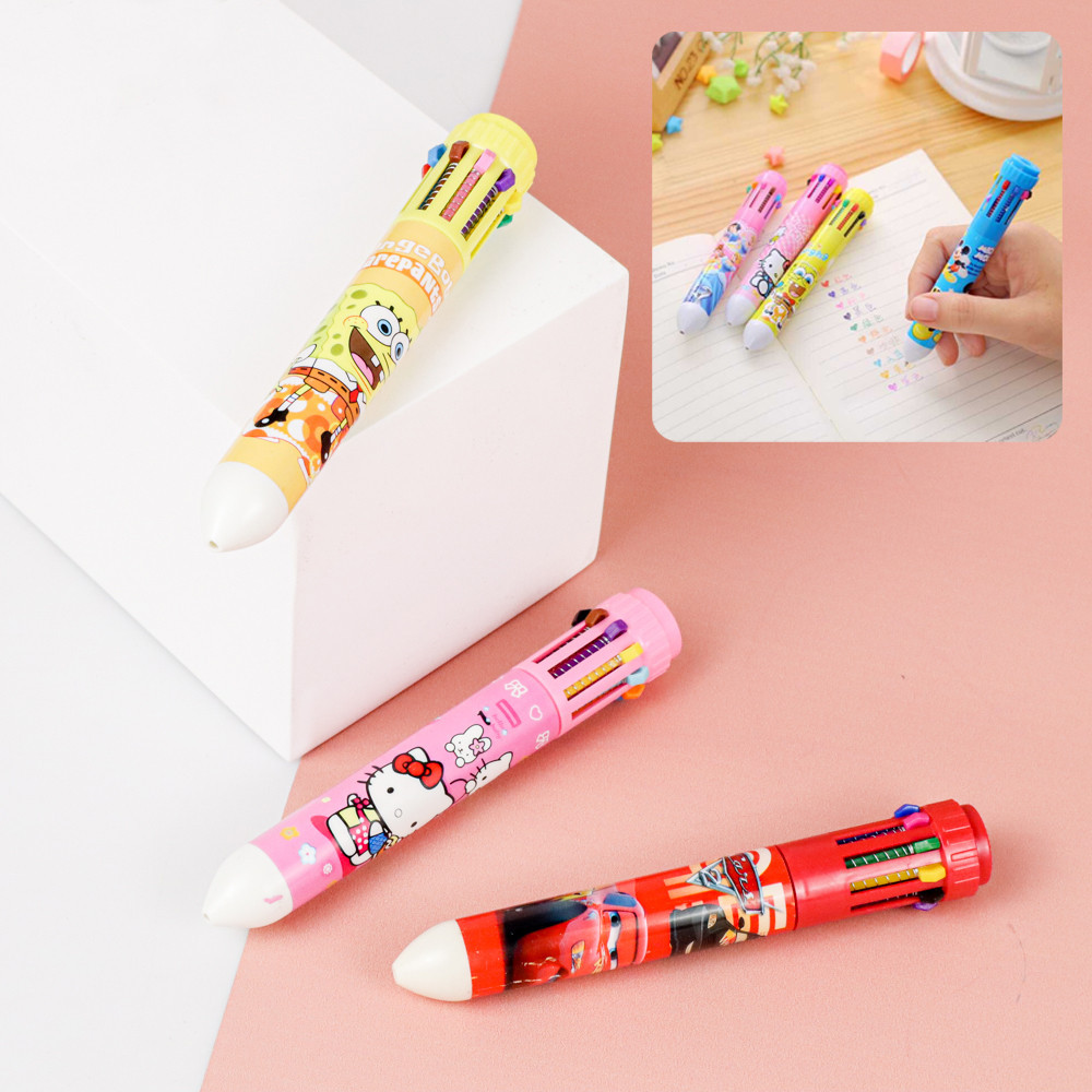 

KN- Pena Ballpoint Multi Warna 10 Color Pen 1 PCS - SM-10