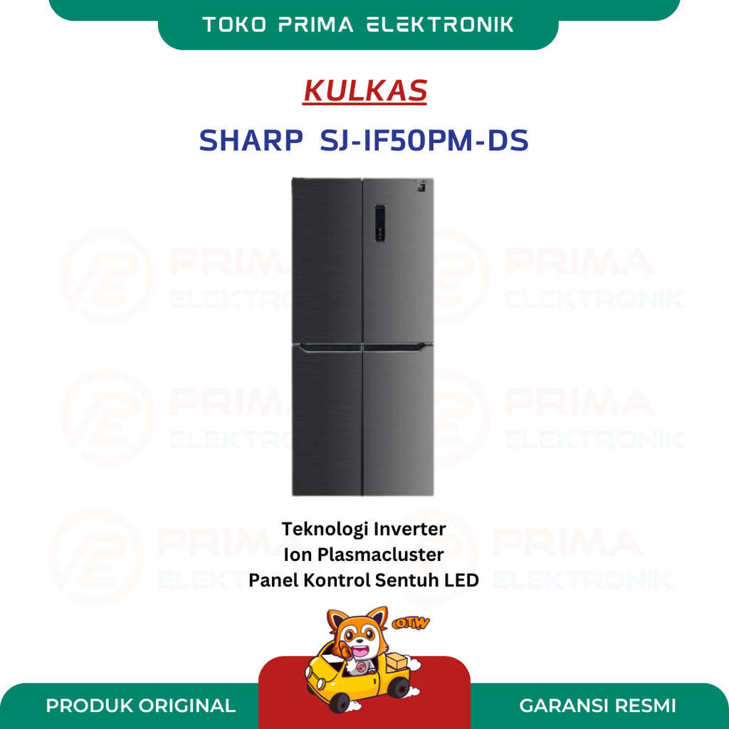 SHARP KULKAS SIDE BY SIDE SJ-IF50PM-DS