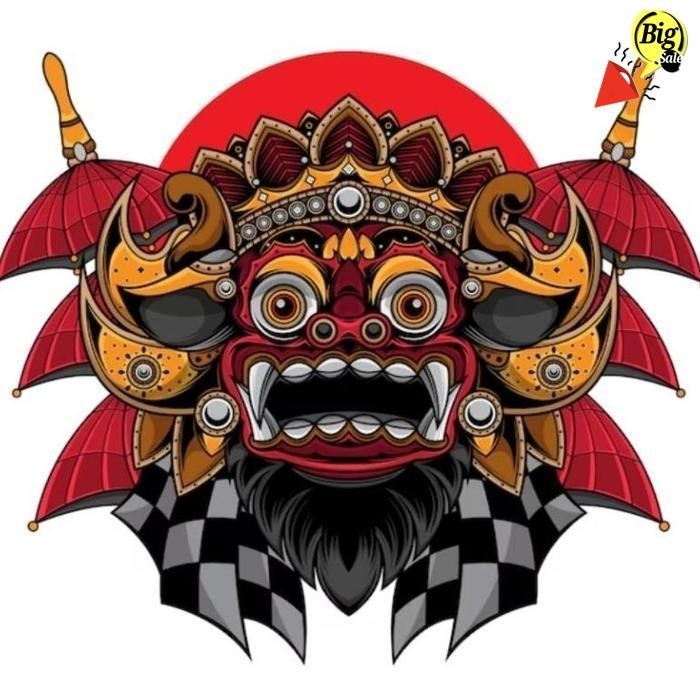 

Baru Stiker Vinyl Waterproof Barong Bali | Stiker Vinyl Custom Bahan Bermutu