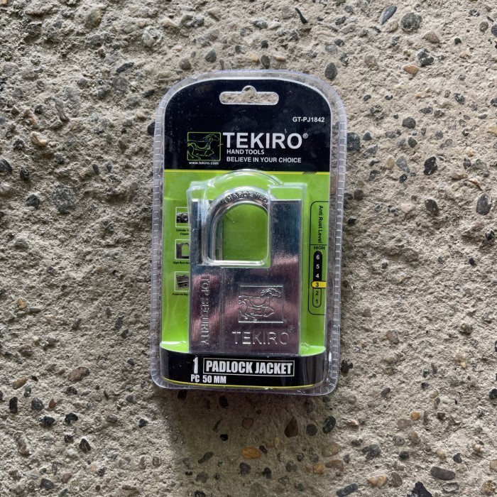 Tekiro Kunci Gembok Jaket (sangkar) 50MM gembok putih Tekiro