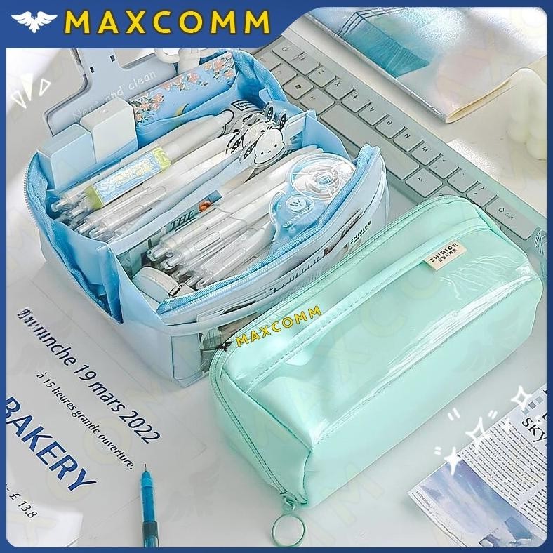 

SPECIAL Tempat Pensil Kanvas Berlapis Kapasitas Besar ZHIBIGE Organizer Alat Tulis Serbaguna Warna Pastel ol-133