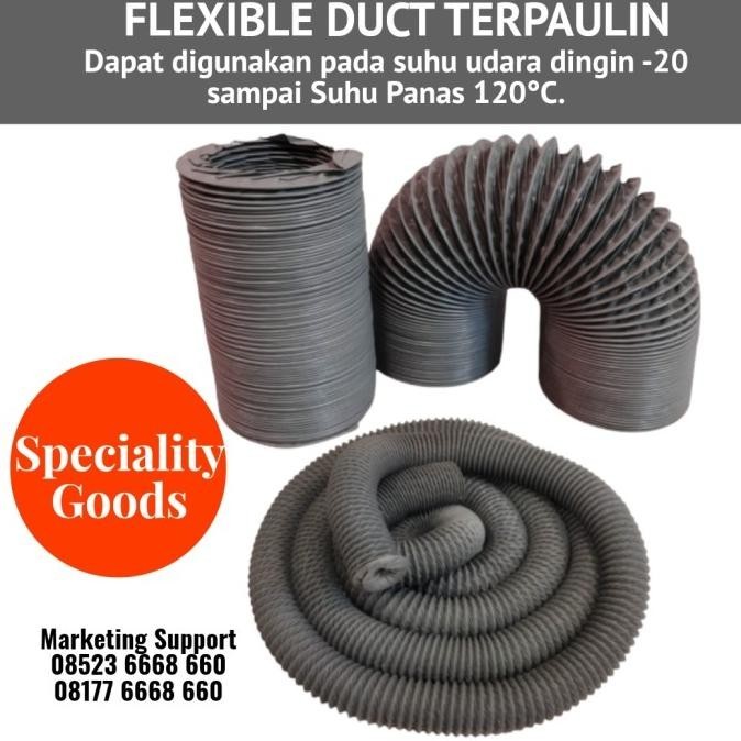 Masih Ada Flexible Duct 4 Inch Tahan Panas, High Temperatur Flexible Hose 4"